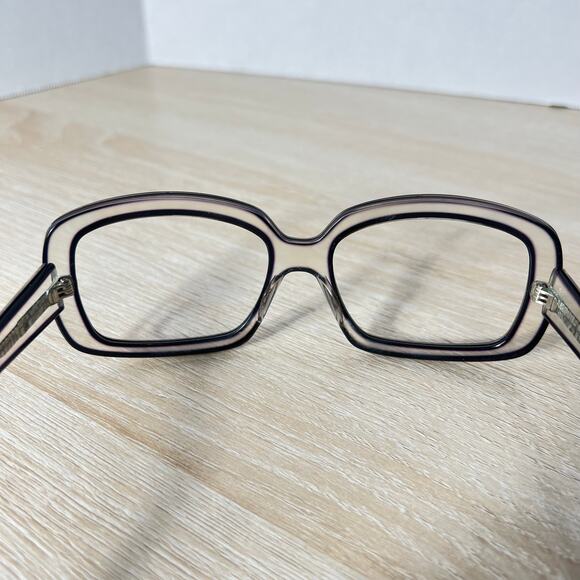 Oliver Peoples Freya CRY/BK Sunglasses FRAMES ONLY Translucent Gray 57-18-135 main image 9